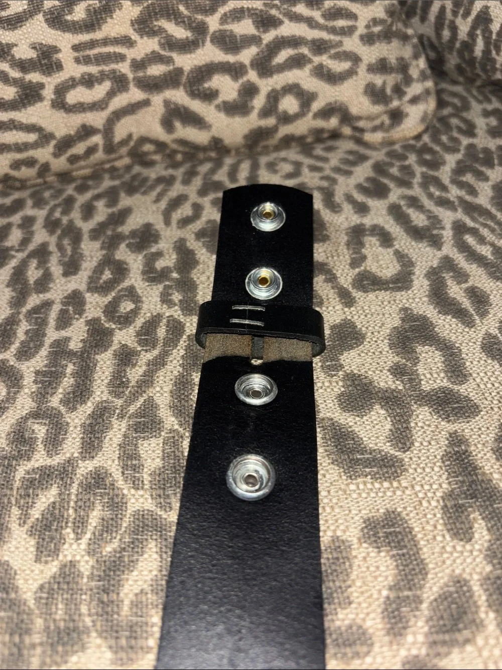 Black leather belt strap adjustable thick leather belt minimalist simple classic